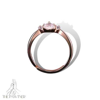 RESIZEABLE ROSE GOLD PAW RING